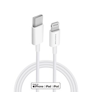 Eagleton Apple Usb-c Mfi̇ Lisanlı 18w Hızlı Şarj Ve Data Kablosu 120cm