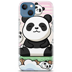 Apple Iphone 13 Uyumlu Kılıf Panda 41 Tam Koruma
