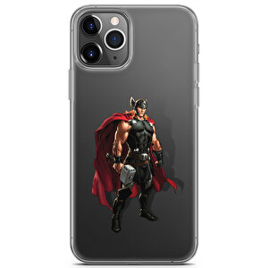 Apple Iphone 11 Pro Max Uyumlu Kılıf Heroes 13 Kap Thor Şeffaf