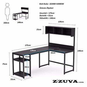 Tasarım L Model Çalışma Masası
