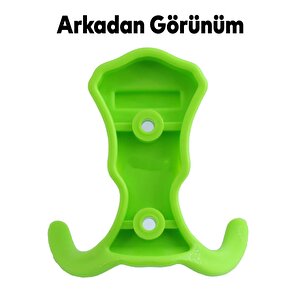 Martı Duvar Vestiyer Portmanto Askısı Dolap Elbise Askılığı Yeşil Plastik Askı askılık