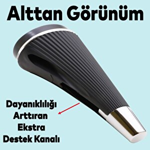 Iron Lüks Mobilya Kanepe Sehpa Tv Ünitesi Koltuk Ayağı 15 Cm Siyah Krom Baza Ayakları