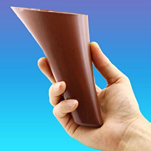 Napoli Lüks Mobilya Kanepe Tv Ünitesi Koltuk Ayağı 14 Cm Kahverengi Ahşap Desenli Baza Ayakları