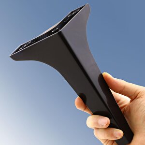 Sedef Lüks Mobilya Kanepe Sehpa Tv Ünitesi Koltuk Ayağı 19 Cm Siyah Baza Ayak