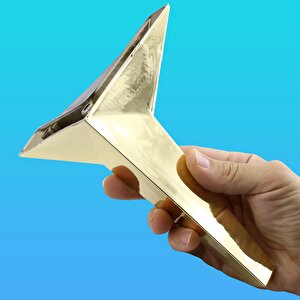 Kale Lüks Mobilya Kanepe Tv Ünitesi Koltuk Ayağı 18 Cm Altın Gold Konsol Ayakları