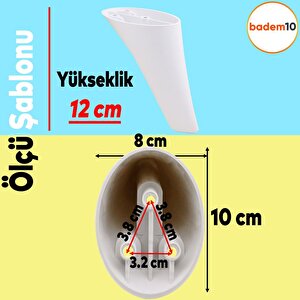 Napoli Lüks Mobilya Kanepe Sehpa Tv Ünitesi Koltuk Ayağı 12 Cm Beyaz Baza Ayakları