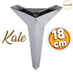 Kale Lüks Mobilya Kanepe Tv Ünitesi Koltuk Ayağı 18 Cm Krom Renk Konsol Ayakları