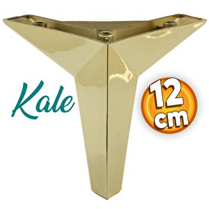 Kale Lüks Mobilya Kanepe Sehpa Tv Ünitesi Koltuk Ayağı 12 Cm Altın Gold Baza Ayakları