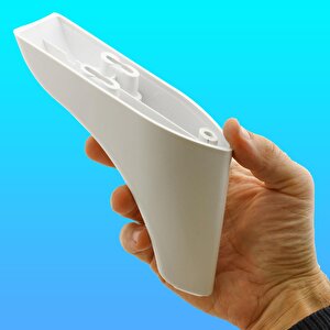 Göknar Lüks Mobilya Kanepe Sehpa Tv Ünitesi Koltuk Ayağı 10 Cm Beyaz Baza Ayakları