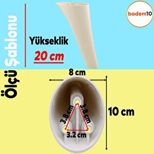 Napoli Lüks Mobilya Kanepe Tv Ünitesi Koltuk Ayağı 20 Cm Krem Konsol Ayakları