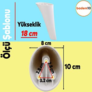 Napoli Lüks Mobilya Kanepe Tv Ünitesi Koltuk Ayağı 18 Cm Beyaz Konsol Ayakları