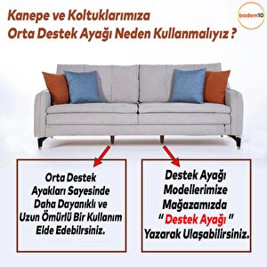 Maya Lüks Mobilya Kanepe Sehpa Tv Ünitesi Koltuk Ayağı 18 Cm Siyah Altın Baza Ayak