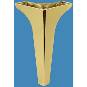 Sedef Lüks Mobilya Kanepe Sehpa Tv Ünitesi Koltuk Ayağı 19 Cm Altın Gold Baza Ayak