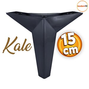 Kale Lüks Mobilya Kanepe Koltuk Tv Ünitesi Ayağı 15 Cm Siyah Ayakları