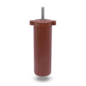 Kanepe Baza Koltuk Destek Ayağı M8 Civata Ayarlı Kahverengi Ayak 14 Cm (4 Adet)