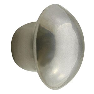 Mantar Düğme Kulp Çekmece Dolap Kapak Kulpu Kulbu Krom Tek Vidalı Metal Kulpları (10 ADET)