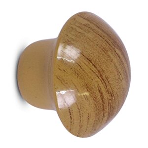 Mantar Düğme Kulp Çekmece Dolap Kapak Kulpu Kulbu Kayın Renk Tek Vidalı Metal Kulpları (10 ADET)