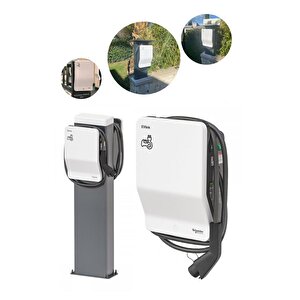 Schnei̇der Electri̇c Electri̇c 22kw Evlink Wallbox Duvar Şarj İstasyonu Evh2s22p0ck