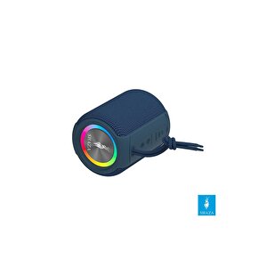 Taşınabilir Bluetooth Hoparlör Ipx6 Suya Dayanıklı - 8w Ses Çıkışı Mavi