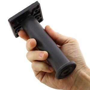 Kale Mobilya Ayağı 12'li Set Koltuk Kanepe Destek 23 Cm Siyah Tv Ünitesi Konsol Ayakları