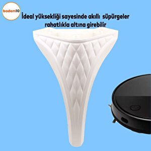 Petek Lüks Mobilya Kanepe Ayakları Tv Ünitesi Koltuk Konsol Ayağı 20 Cm 4 Adet