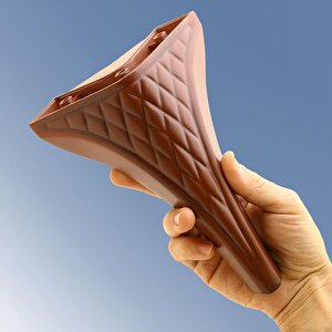 Petek Lüks Mobilya Kanepe Sehpa Tv Ünitesi Koltuk Puf Ayağı 20 Cm Kahverengi Baza Ayak 4 Adet