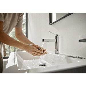 Hansgrohe Finoris Tek Kollu Lavabo Bataryası 110 Kumandalı 76020000