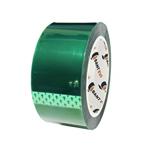Yüksek Isıya Dayanıklı Bant Maskeleme Bandı 50mmx66m Yeşil Polyester 5cm