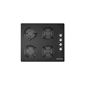 Elenberg Black Diamond Siyah Cam 3'lü Ankastre Set