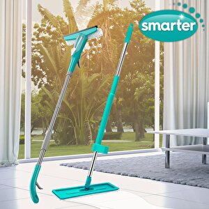 Smarter Glasy + Easy Süper 2 Li̇ Cam Sprey + Mop