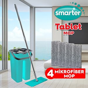 Tablet Mop 4 Adet Mi̇krofi̇ber Mop Temi̇zli̇k Seti̇ (yeşil)