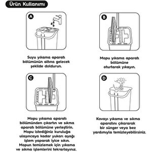 Tablet Mop 4 Adet Mi̇krofi̇ber Mop Temi̇zli̇k Seti̇ (yeşil)
