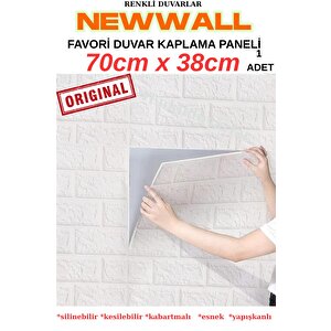 70x38 Cm(0,27m2)kendinden Yapışkanlı 3d Esnek Duvar Kağıdı Paneli