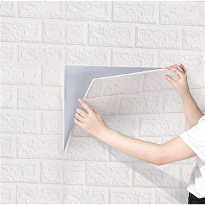 70x38 Cm(0,27m2)kendinden Yapışkanlı 3d Esnek Duvar Kağıdı Paneli