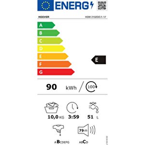 Hoover H3w 2102de 10 Kg 1200 Devir Çamaşır Makinesi