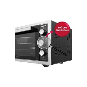 M4503 45 Lt Inox Turbo Midi Fırın