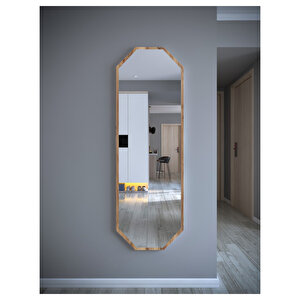 150 Cm Ceviz 6 Gen Duvar Salon Antre Hol Koridor Mutfak Banyo Ofis Aynası