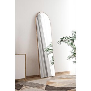 120 Cm Ceviz Kubbe Duvar Salon Antre Hol Koridor Mutfak Banyo Ofis Aynası