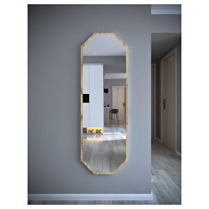150 Cm Safir Meşe 6 Gen Duvar Salon Antre Hol Koridor Mutfak Banyo Ofis Aynası