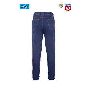 Kot İş Pantolonu Likralı Myform 2150 Denver Denim Renk Mavi XL
