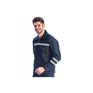 Kot İş Montu Myform 3109 Sona Denim 12 Ons Renk Mavi L
