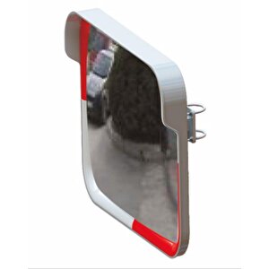 Evelux 12265 Tga Trafik Güvenlik Aynası 40*60cm (3,6kğ)kırmızı Beyaz