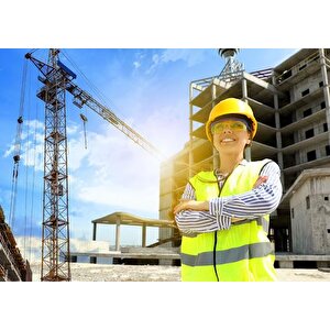 Standart Beden İkaz Yeleği Reflektörlü Sarı Renk 25 Adet