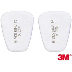 3m 7502 Yarım Yüz Maskesi + 3m 6059 Abek Filtre + 3m 5925 P2 Filtre +k501 Kapak