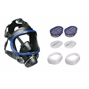 Drager Tam Yüz Maskesi + Abek Filtre + Ffp1 Filtre + Ped Kapağı