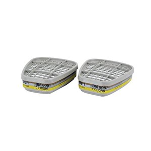 3m 7502 Yarım Yüz Maskesi (orta Boy) + 3m 6057 Abe1 Filtre