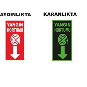 Fosforlu Yangın Hortumu Levhası