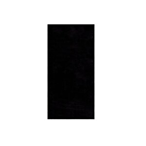 Comfort Puffy Overloklu Peluş Halı Yolluk Siyah 80x250 cm