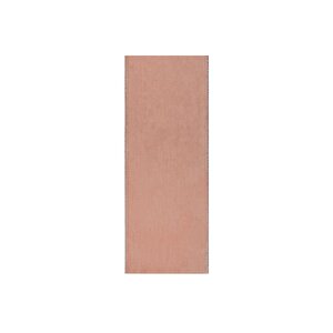 Comfort Puffy Overloklu Peluş Halı Yolluk Pembe 120x300 cm
