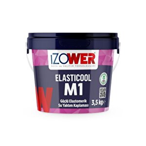 Izower M1 Güçlü Elastomerik Su Yalıtım Kaplaması-beyaz-3.5kg 3,5 kg